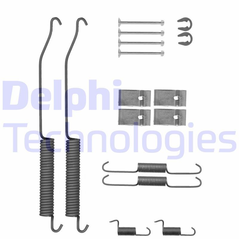 DELPHI Kit d'accessoires, mâchoire de frein LY1420 DELPHI LY1420 Kit d'accessoires mâchoires de frein Nissan Sunny 2 N13 à un prix avantageux