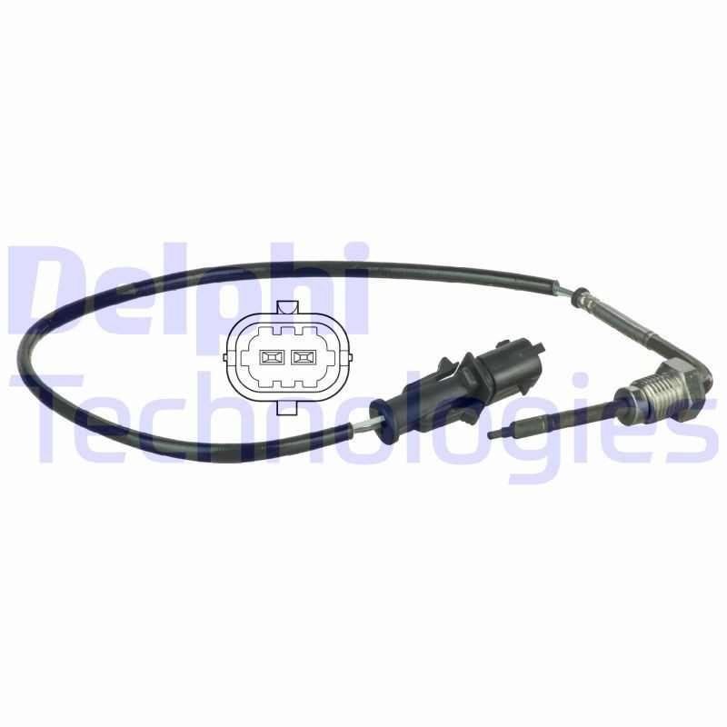DELPHI Sensor, udstødningsgastemperatur TS30012 TS30012 Temperatursensor DELPHI ALFA ROMEO GIULIA
