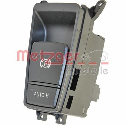 METZGER Slēdzi, Stāvbremzes darbināšana 0916394 0916394 Slēdzis, stāvbremzes darbības indikators LAND ROVER RANGE ROVER EVOQUE METZGER