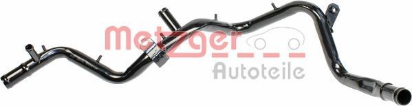 METZGER Kühlmittelrohrleitung 4010012 4010012 Kühlerschlauch METZGER VW BEETLE