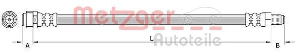 METZGER Remslang 4111480 Mercedes-Benz G-Klasse Remslang METZGER 4111480
