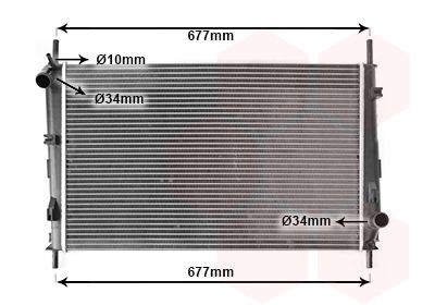 VAN WEZEL Kylare 18002335 VAN WEZEL 18002335 Kylare Ford Mondeo mk3 Sedan