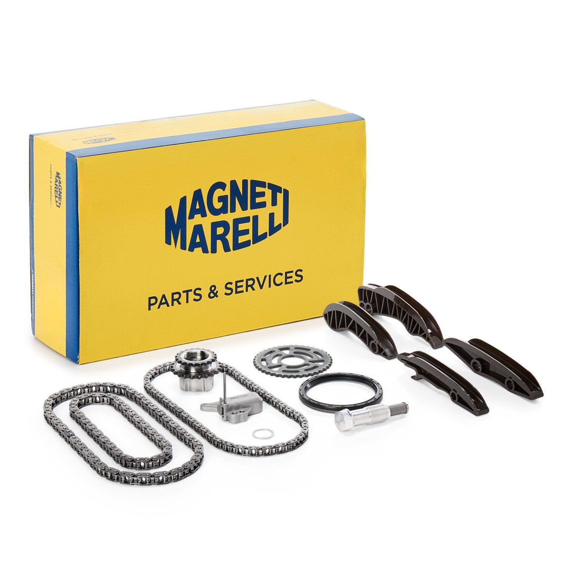 MAGNETI MARELLI Sadales vārpstas piedziņas ķēdes komplekts 341500000592 341500000592 MAGNETI MARELLI Sadales vārpstas piedziņas ķēde SsangYoung lēti