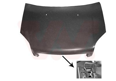 Motorhuv VAN WEZEL 1810660 VAN WEZEL 1810660 Motorhuv FORD FUSION 2009