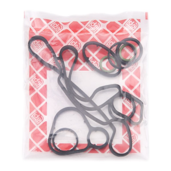 FEBI BILSTEIN Gasket Set, oil cooler 101405 FEBI BILSTEIN 101405 genuine Opel Kadett C Coupe oil cooler gasket price