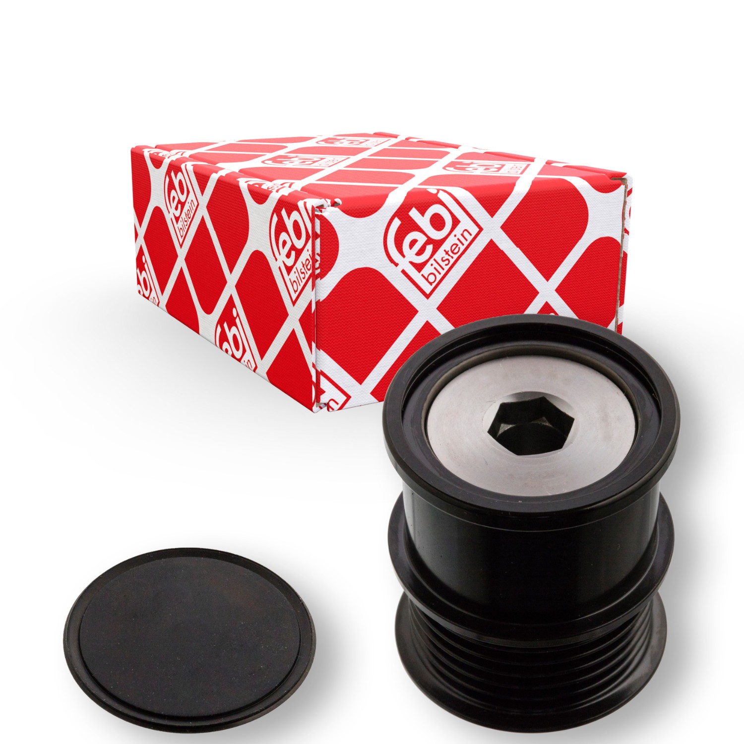 FEBI BILSTEIN Alternator Freewheel Clutch 101929 FEBI BILSTEIN 101929 FORD Focus Mk3 Box Body / Hatchback freewheel clutch replacement