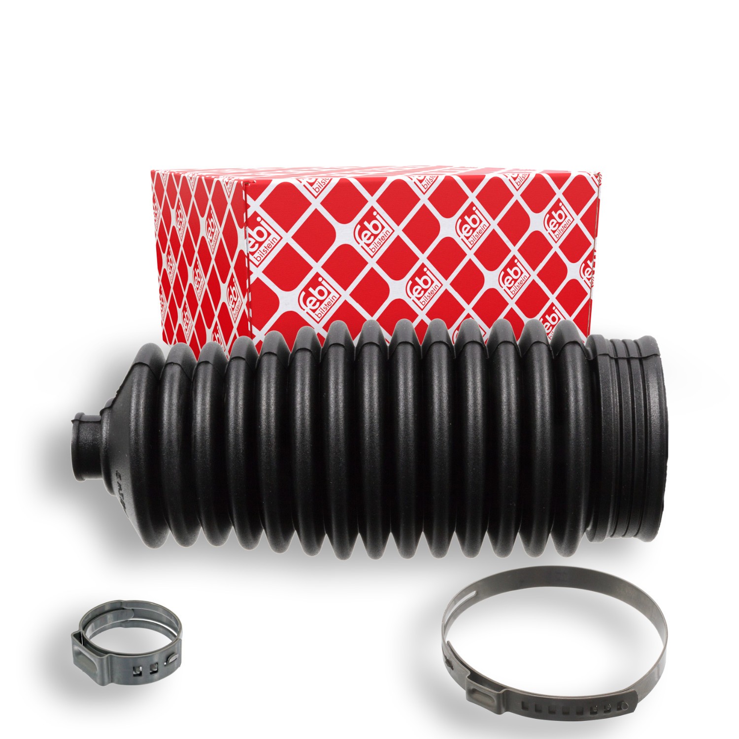 FEBI BILSTEIN Paljekumisarja, ohjaus 102117 Paljekumisarja, ohjaus FEBI BILSTEIN Etuakseli, vasen, Kumi, Kuorilla