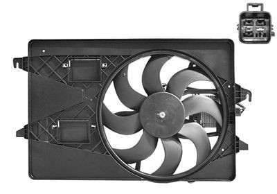 VAN WEZEL Køleventilator 1828747 Køleventilator VAN WEZEL Ford TRANSIT 1828747
