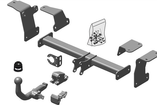 Kärukonks BRINK 627300 BRINK 627300 Kärukonks Suzuki IGNIS 2018
