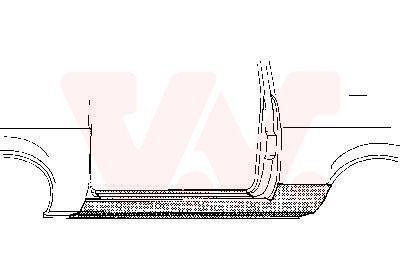VAN WEZEL Sottoporta 1837102 VAN WEZEL 1837102 costo Sottoporta TOYOTA HIGHLANDER