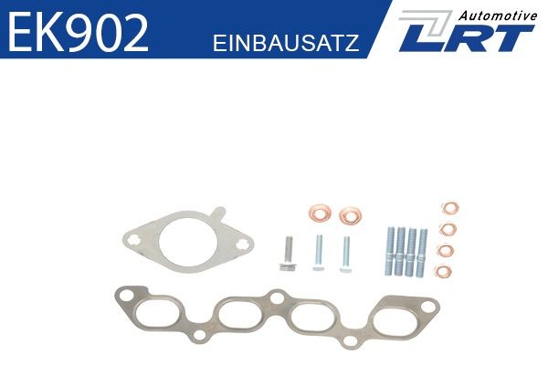 LRT Montageset, uitlaatelleboogpijp EK902 LRT EK902 Montageset uitlaatspruitstuk VOLVO V90 Hatchback originele