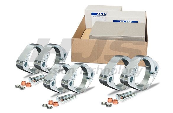 HJS Flange Set, exhaust pipe 82 00 0172 HJS 82 00 0172 genuine TESLA Middle exhaust pipe price