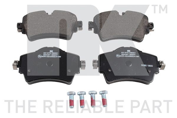 NK Remblokken 221572 Remblokkenset voor schijfrem NK X1 221572 goedkoop