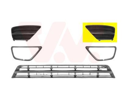 VAN WEZEL Grille de ventilation, pare-chocs 1861591 VAN WEZEL 1861591 Grille de ventilation, pare-chocs FORD Focus Mk1 Break (DNW) 1.6 16V 100 CV 2004