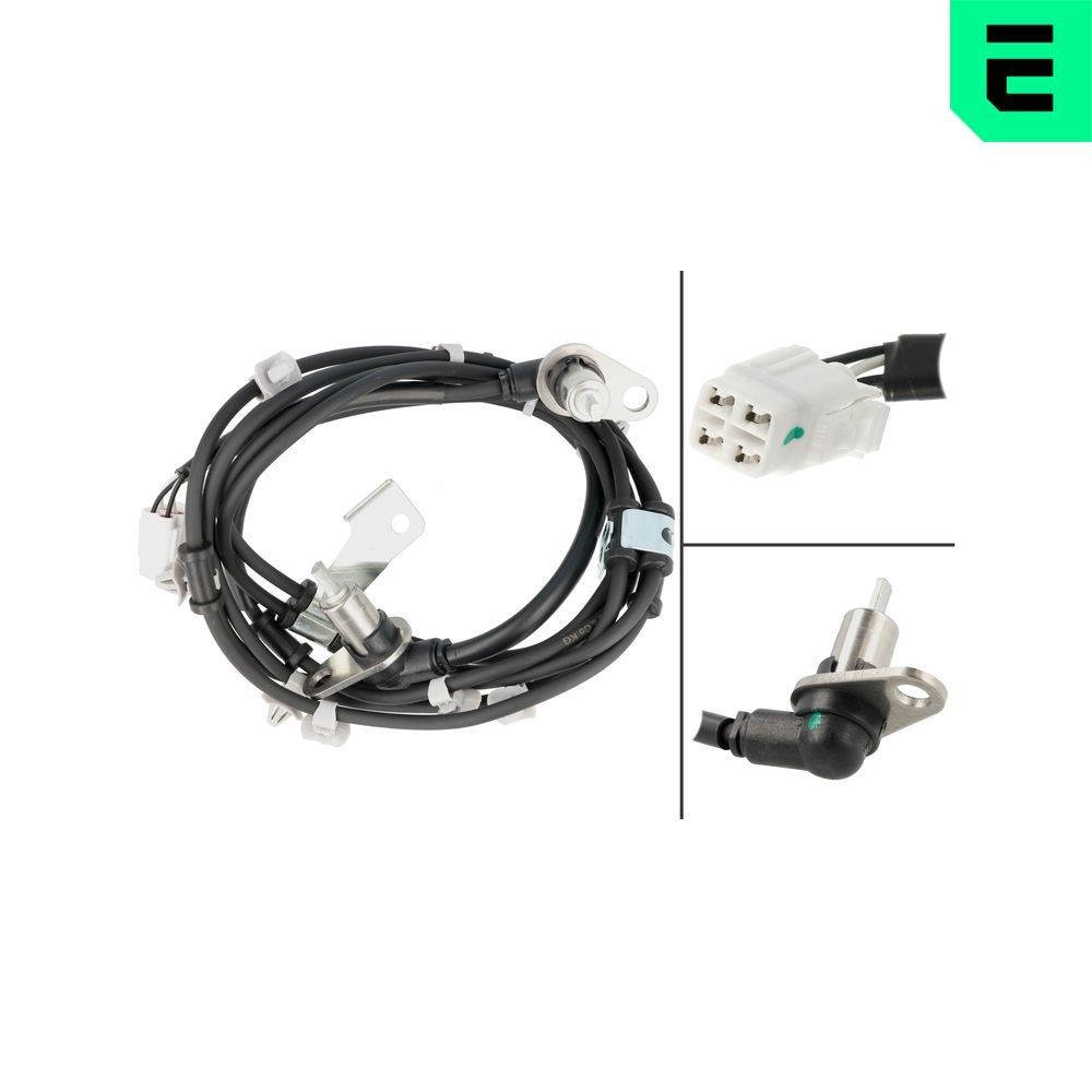 OPTIMAL Snímač počtu otáčok kolesa 06-S827 Čidlo abs OPTIMAL Mitsubishi PAJERO 06-S827
