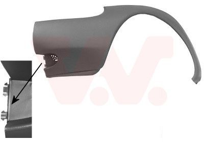 VAN WEZEL Kofanger 1865563 VAN WEZEL 1865563 FORD KA Hatchback (RB) Kofanger til en rimelig pris