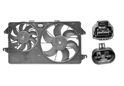 VAN WEZEL Fläkt, AC-kondensor 1884751 Fläkt, klimatanläggning Ford FA_ _ 1884751 VAN WEZEL