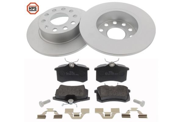 MAPCO Bremseskiver og klodser 47831HPS MAPCO 47831HPS Skoda Favorit 781 Bremse-kit pris