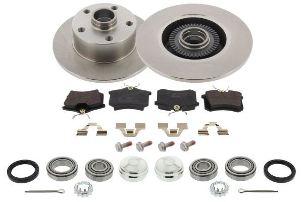 MAPCO Brake discs and pads set 47865/1 MAPCO 47865/1 Audi A8 4N2 brake kit replacement