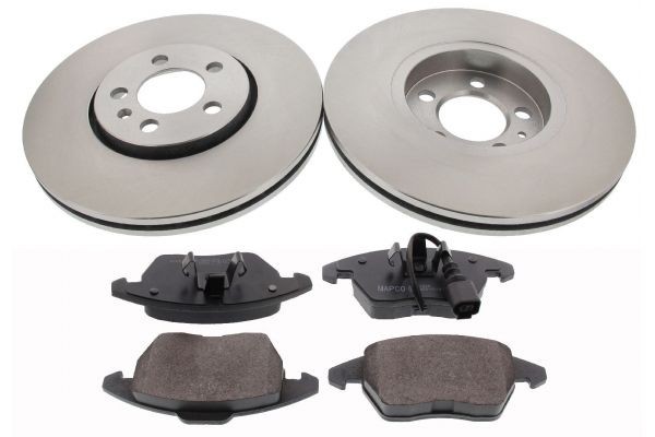 Kit de travões MAPCO 47934 MAPCO 47934 Pastilhas e discos de travão VW POLO 2011