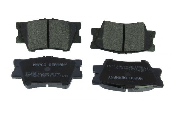 MAPCO Bremseklosser 6890 6890 Bremsekloss TOYOTA PRIUS MAPCO