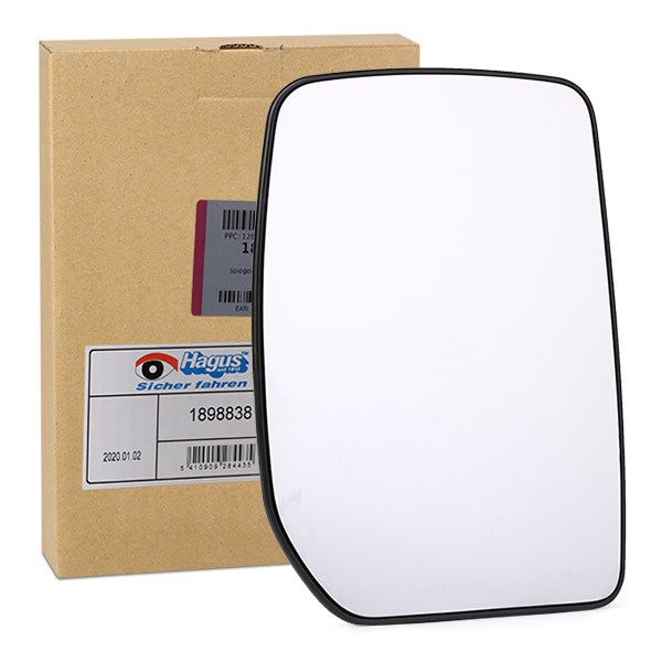 VAN WEZEL Spiegelglas, Außenspiegel 1898838 Spiegelglas VAN WEZEL Ford C-MAX 1898838