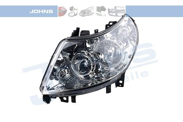 JOHNS Ajovaloumpio 30 44 09-2 Ajovaloumpio JOHNS Vasen, H1/H7