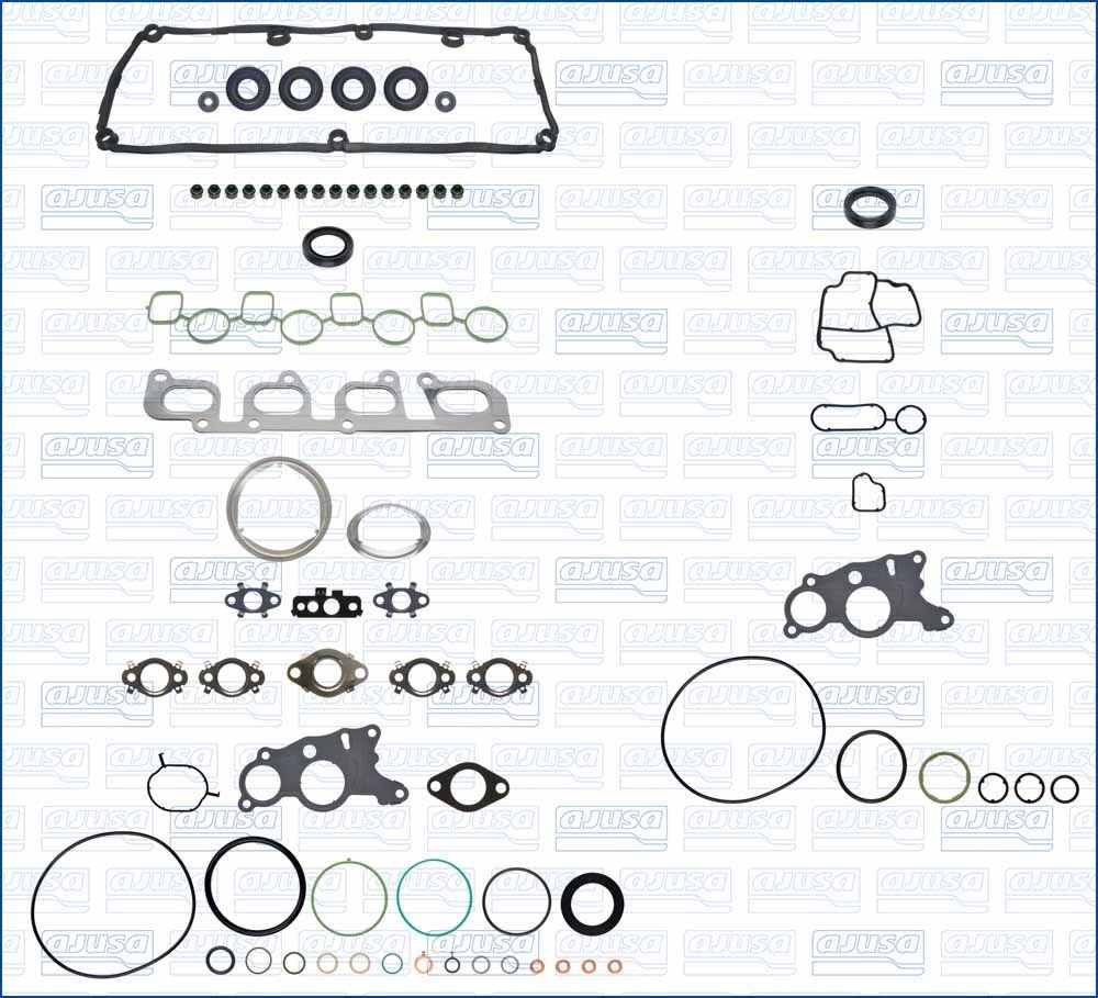 AJUSA Full Gasket Set, engine 51063700 AJUSA 51063700 VW T3 Van crankcase gasket set replacement