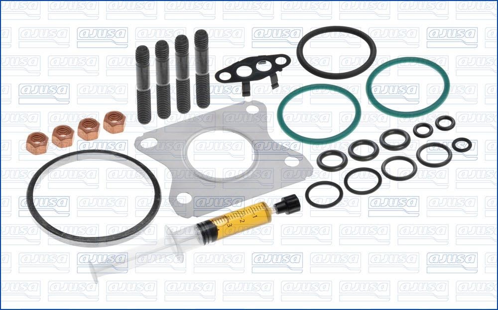 AJUSA Mounting Kit, charger JTC11960 AJUSA JTC11960 genuine Audi A1 GBA mounting kit exhaust system price