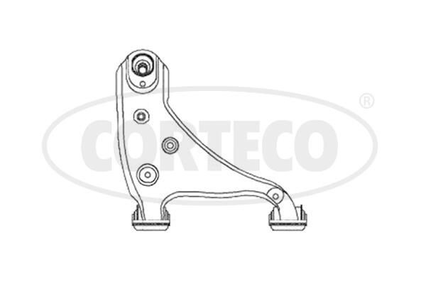 CORTECO Ψαλίδι, ανάρτηση τροχών 49397453 CORTECO 49397453 Σετ ψαλίδια Mazda 626 Hatchback τιμες