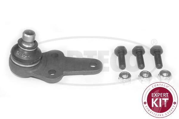 Rótula de suspensão CORTECO 49399012 CORTECO 49399012: Kit de montagem da rótula de suspensão Ford KA 2002