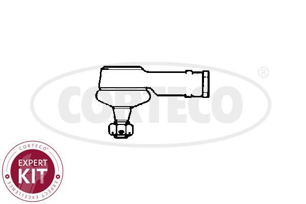 CORTECO Endeledd 49399510 CORTECO 49399510 Styrekule Nissan 200SX S13 pris