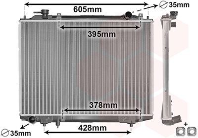 VAN WEZEL Radiators, Motora dzesēšanas sistēma 27002171 VAN WEZEL 27002171 Ūdens radiatori Dodge RAM lēti