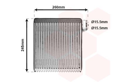 VAN WEZEL Verdampfer, Klimaanlage 2700V216 Klimaverdampfer VAN WEZEL Q2 2700V216 günstig