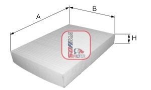 SOFIMA Kupefilter S 3325 C Klimafilter SOFIMA FREELANDER S 3325 C billige