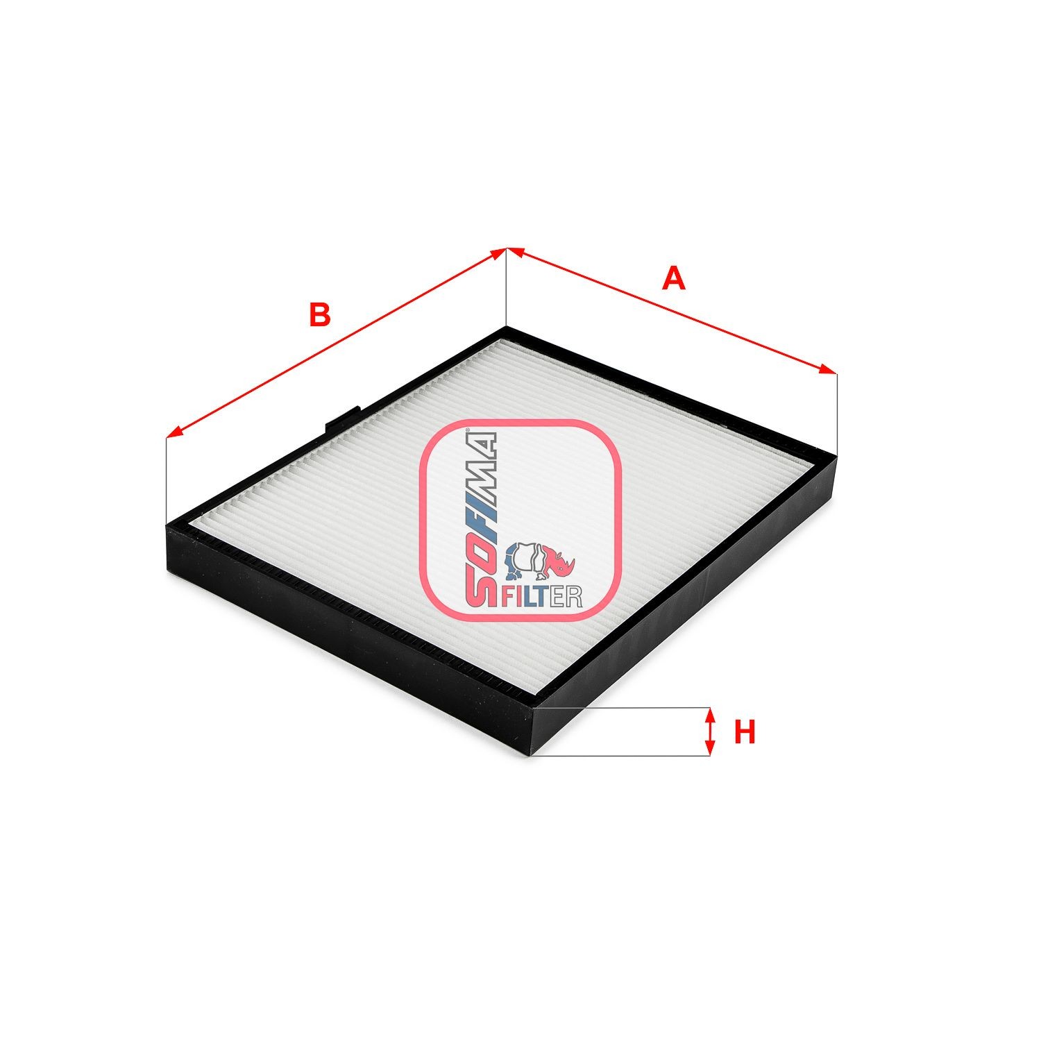 SOFIMA Kupéfilter S 3334 C S 3334 C SOFIMA pollenfilter Hyundai i10