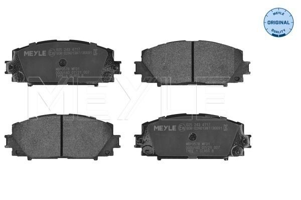 MEYLE Drivremssats 034 000 2003 034 000 2003 MEYLE drivremssats PEUGEOT 508