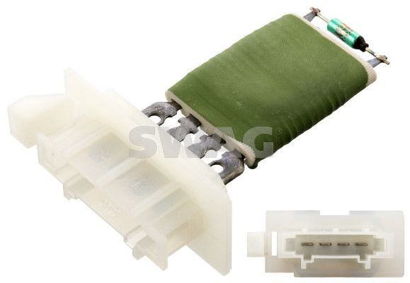 SWAG Motstand, kupévifte 30 10 2584 Viftemotor motstand SWAG Ford FUSION 30 10 2584