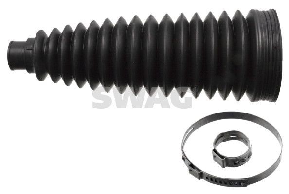 Paljekumisarja, ohjaus SWAG 81 10 1710 SWAG 81 10 1710 TOYOTA COROLLA 2011 Hammastangon suojakumi