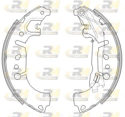 ROADHOUSE Bremsesko sett 4446.00 4446.00 Bremseskosett FIAT 500 ROADHOUSE