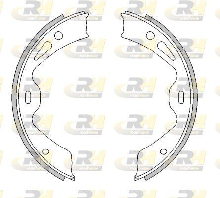 ROADHOUSE Σετ σιαγόνων φρένων, χειρόφρενο 4603.00 Χειρόφρενο ROADHOUSE Chrysler VOYAGER 4603.00