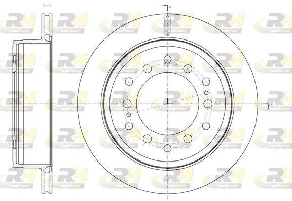 ROADHOUSE Δισκόπλακα 61664.10 Δισκόπλακες ROADHOUSE Toyota 4 RUNNER 61664.10