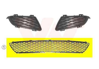 VAN WEZEL Grille de ventilation, pare-chocs 2754590 VAN WEZEL 2754590 Grille de ventilation, pare-chocs