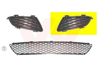 VAN WEZEL Grille de ventilation, pare-chocs 2754591 2754591 Grille de pare-chocs VAN WEZEL MAZDA CX-3