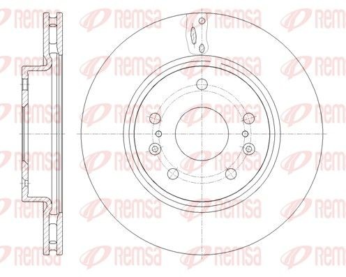REMSA Remschijf 61665.10 Sportremschijven SUZUKI REMSA 61665.10