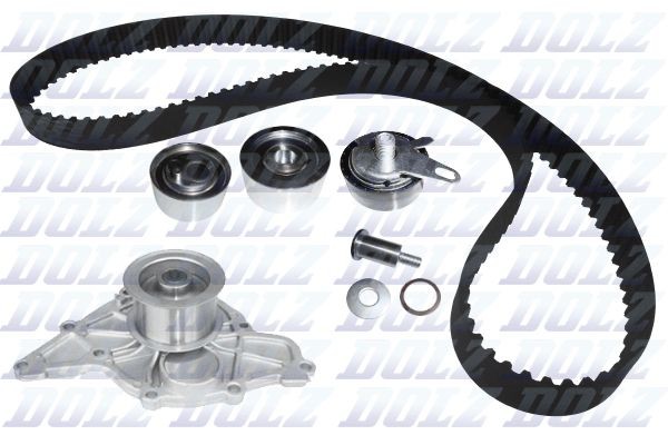 DOLZ Wasserpumpe + Zahnriemensatz KD107 Zahnriemen und Wasserpumpe DOLZ Isuzu MIDI KD107