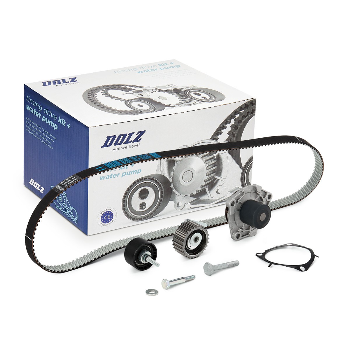 DOLZ Bomba de água + kit de correia dentada KD109 Kit de distribuição OPEL DOLZ KD109