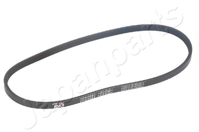 JAPANPARTS Correia trapezoidal estriada DV-3PK0683 Correia do ventilador JAPANPARTS Hyundai TUCSON DV-3PK0683