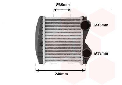 VAN WEZEL Chladič plniaceho vzduchu 29004003 VAN WEZEL 29004003 Chladič plniaceho vzduchu Smart 450 lacné