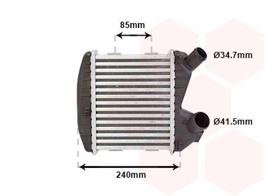 Intercooler VAN WEZEL 29004004 VAN WEZEL 29004004 costo Intercooler Smart FORTWO 2004